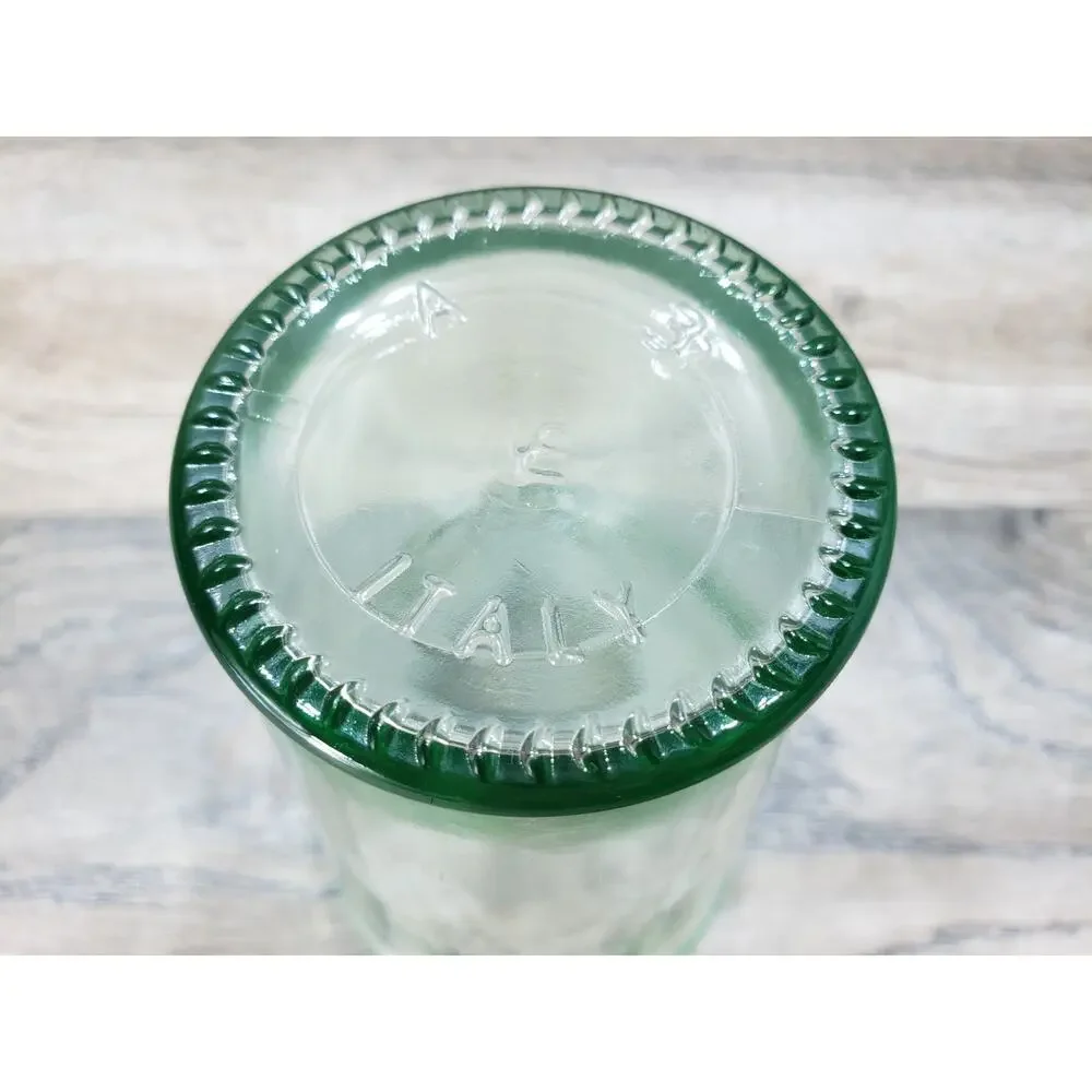 Amici Global Italy Recycled Green Glass Drinking Glass Bistro Fork Spoon Knife
